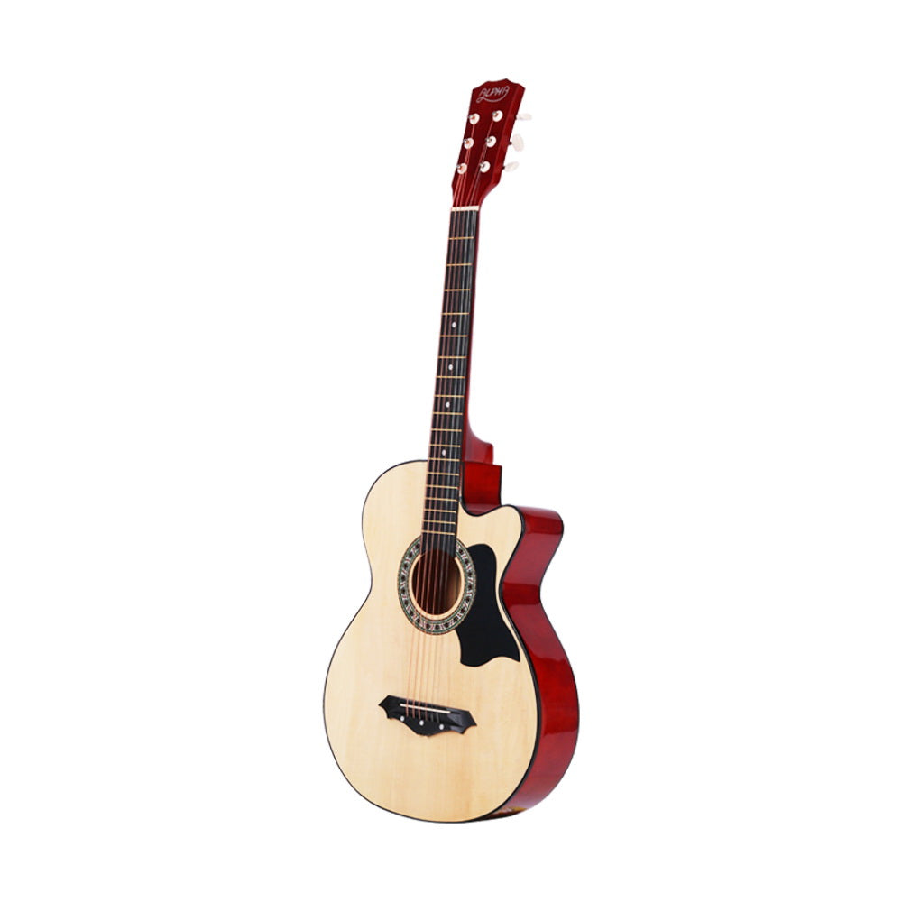 alpha-38-inch-wooden-acoustic-guitar-natural-wood at www.mallsonline.com.au