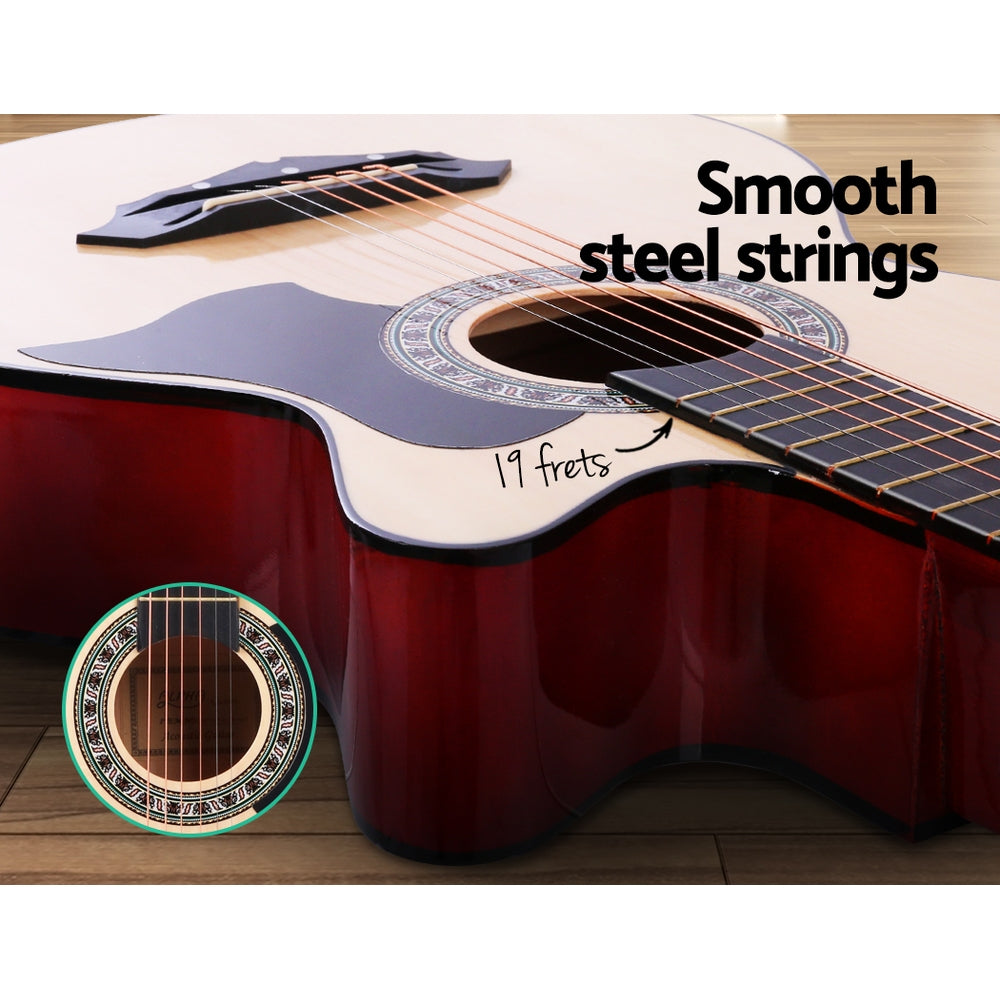 alpha-38-inch-wooden-acoustic-guitar-natural-wood at www.mallsonline.com.au
