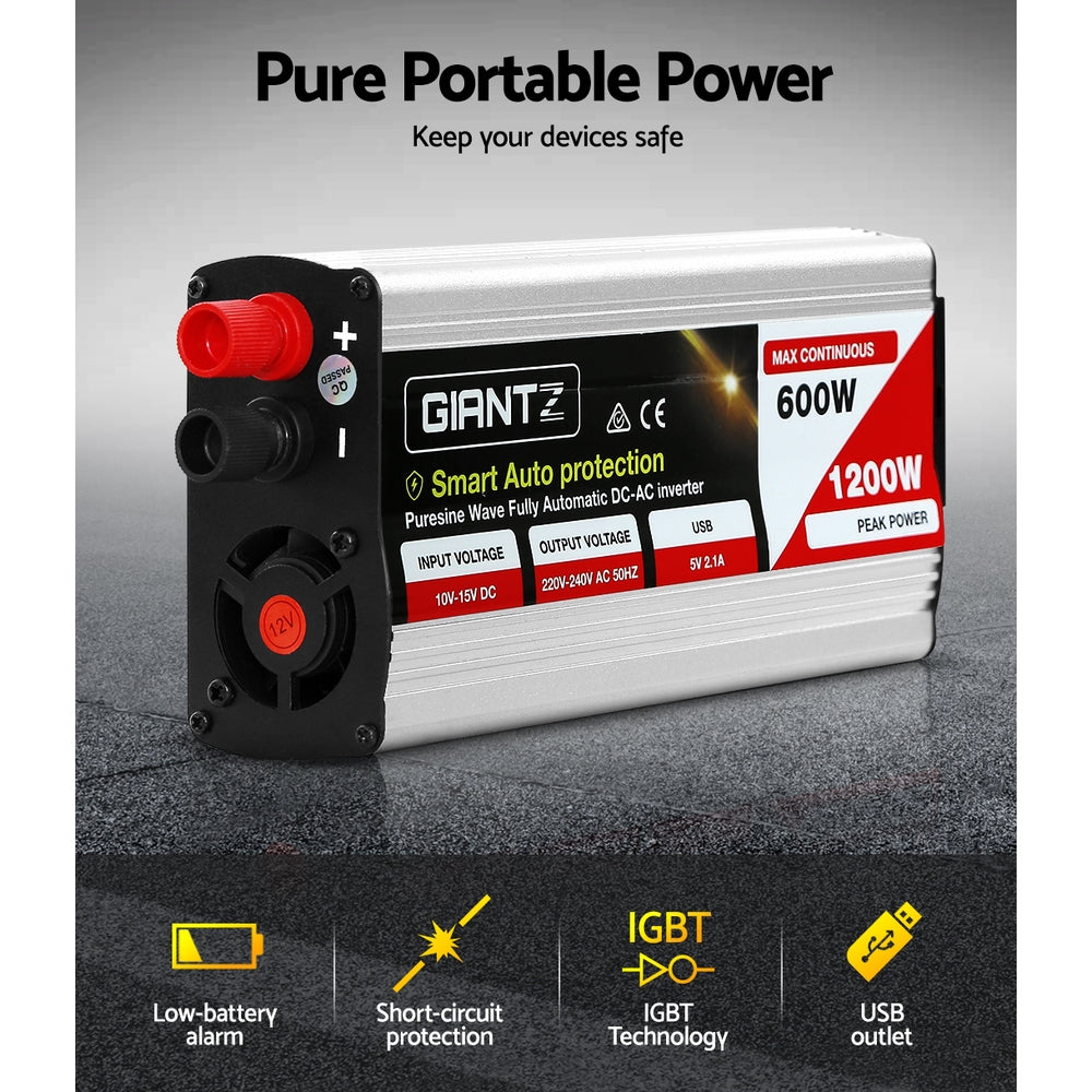 giantz-600w-puresine-wave-dc-ac-power-inverter at www.mallsonline.com.au