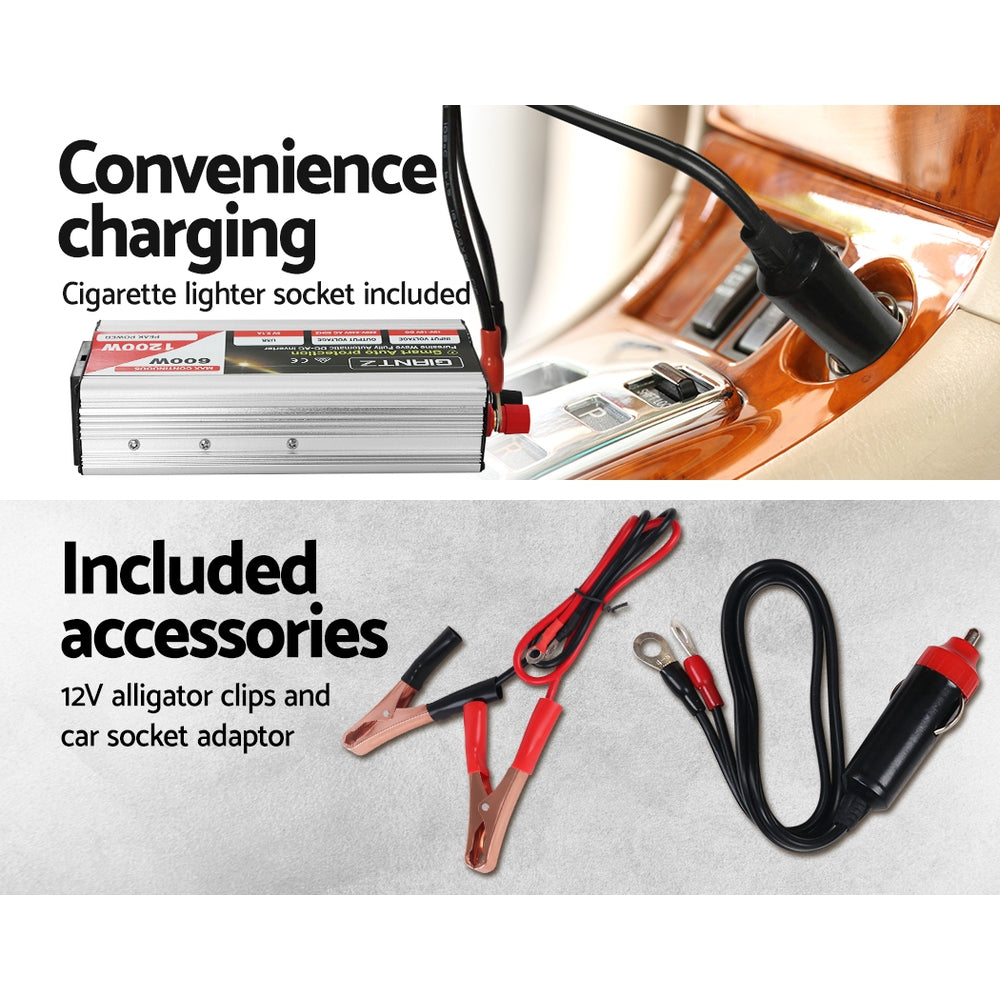 giantz-600w-puresine-wave-dc-ac-power-inverter at www.mallsonline.com.au