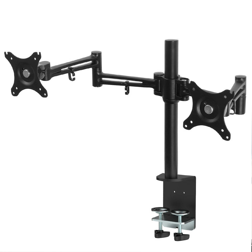 artiss-monitor-arm-mount-dual-black at www.mallsonline.com.au
