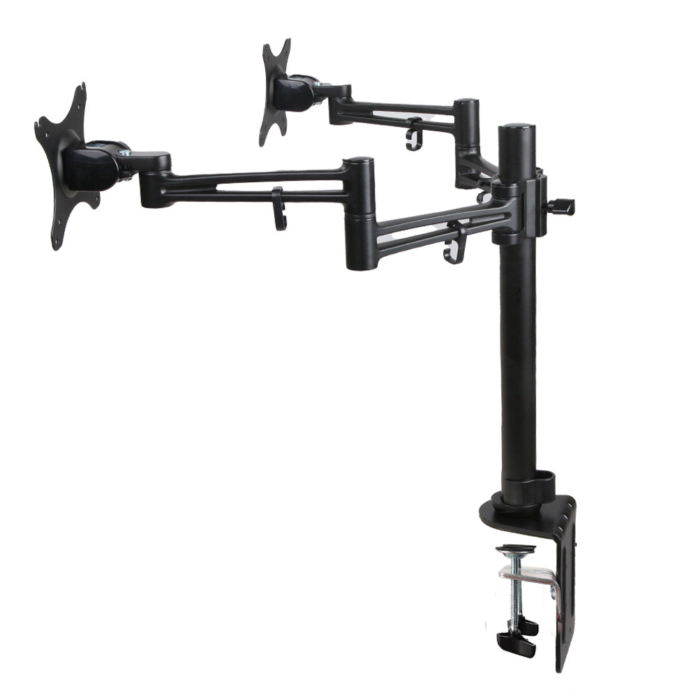 artiss-monitor-arm-mount-dual-black at www.mallsonline.com.au