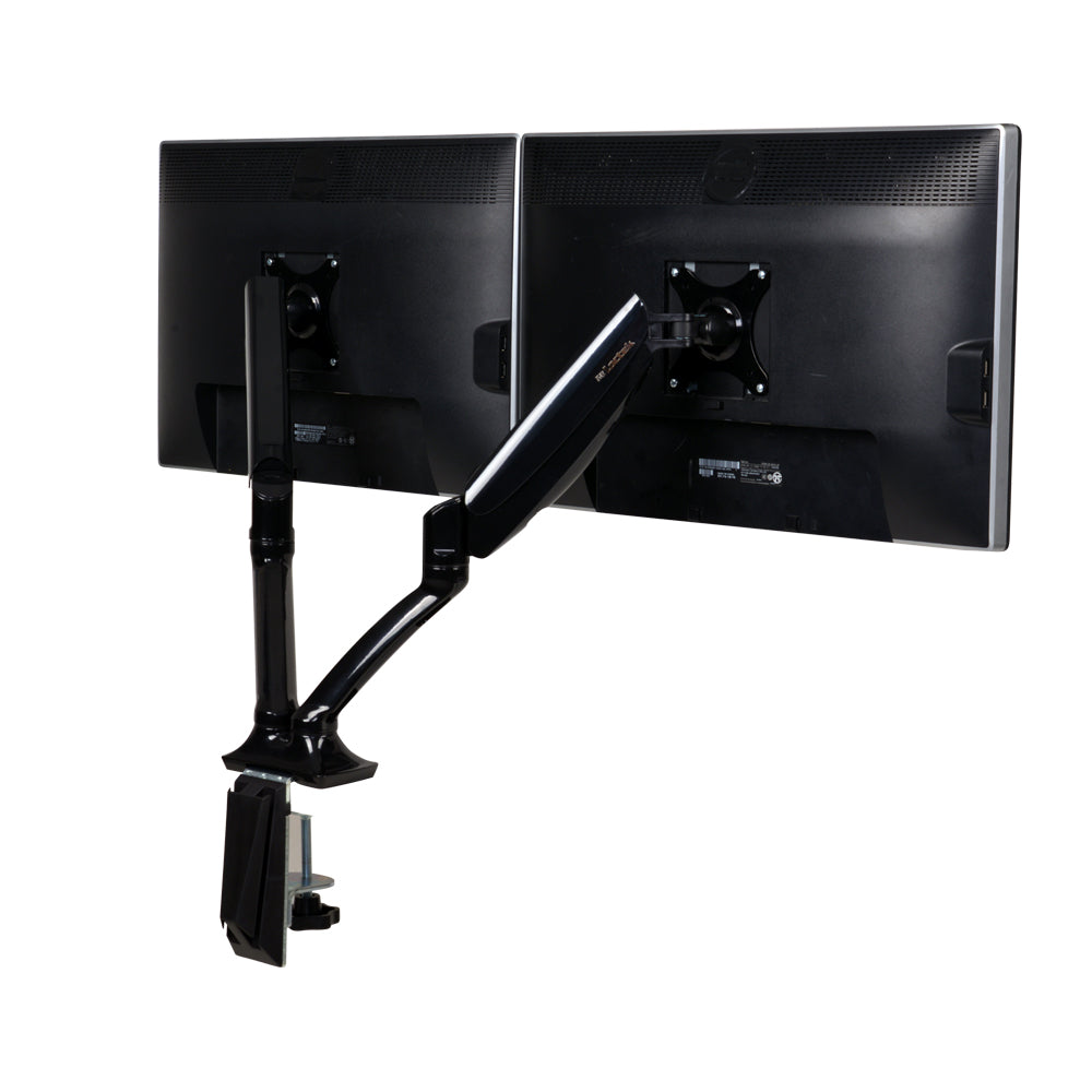 artiss-monitor-arm-mount-dual-gas-black at www.mallsonline.com.au