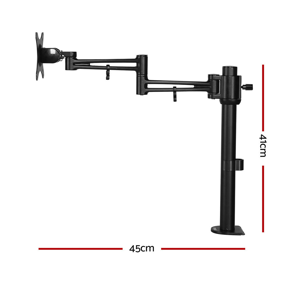 artiss-monitor-arm-mount-single-black at www.mallsonline.com.au