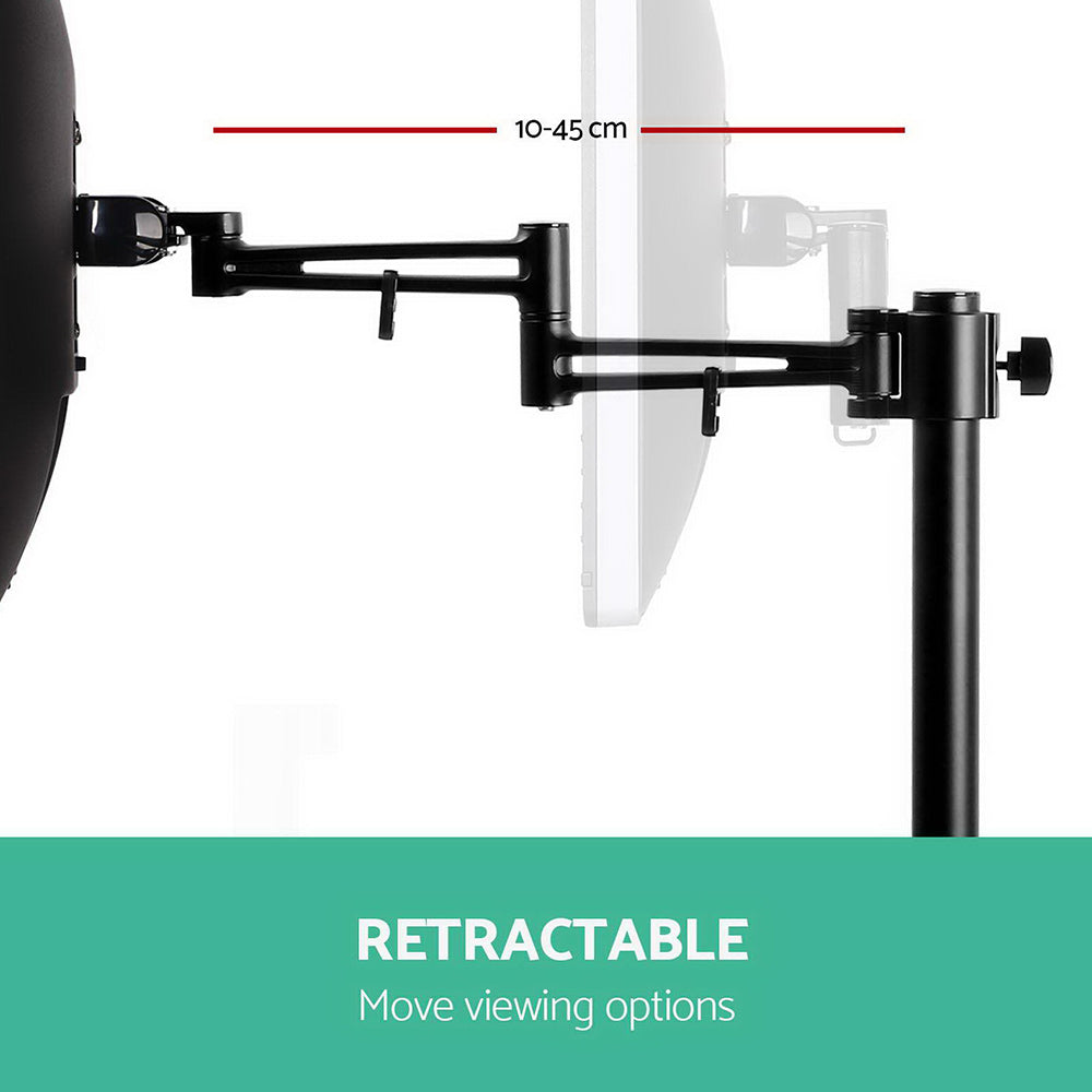 artiss-monitor-arm-mount-single-black at www.mallsonline.com.au