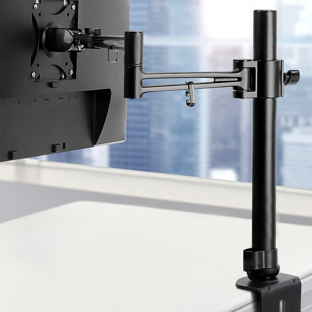 artiss-monitor-arm-mount-single-black at www.mallsonline.com.au