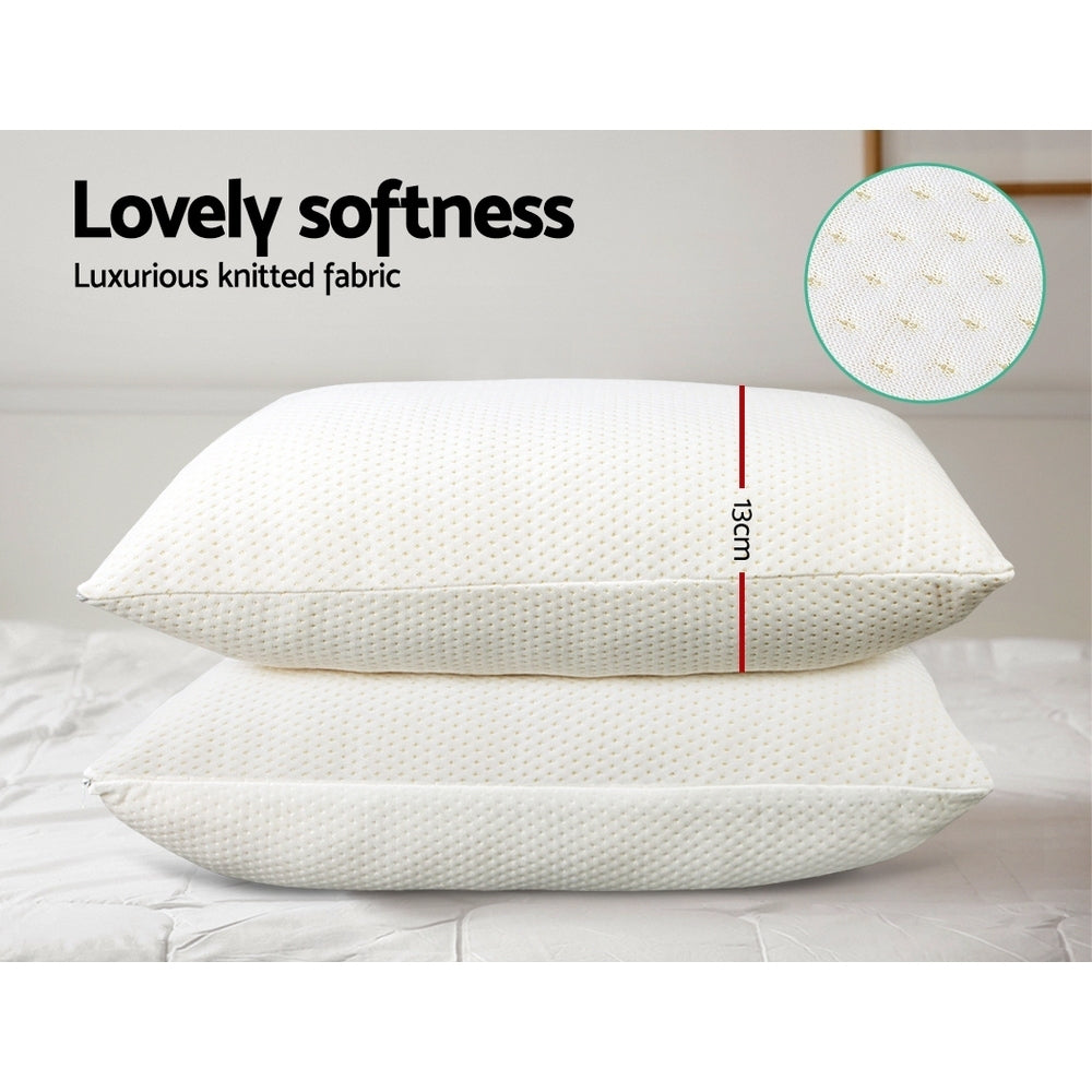 giselle-bedding-set-of-2-visco-elastic-memory-foam-pillows at www.mallsonline.com.au