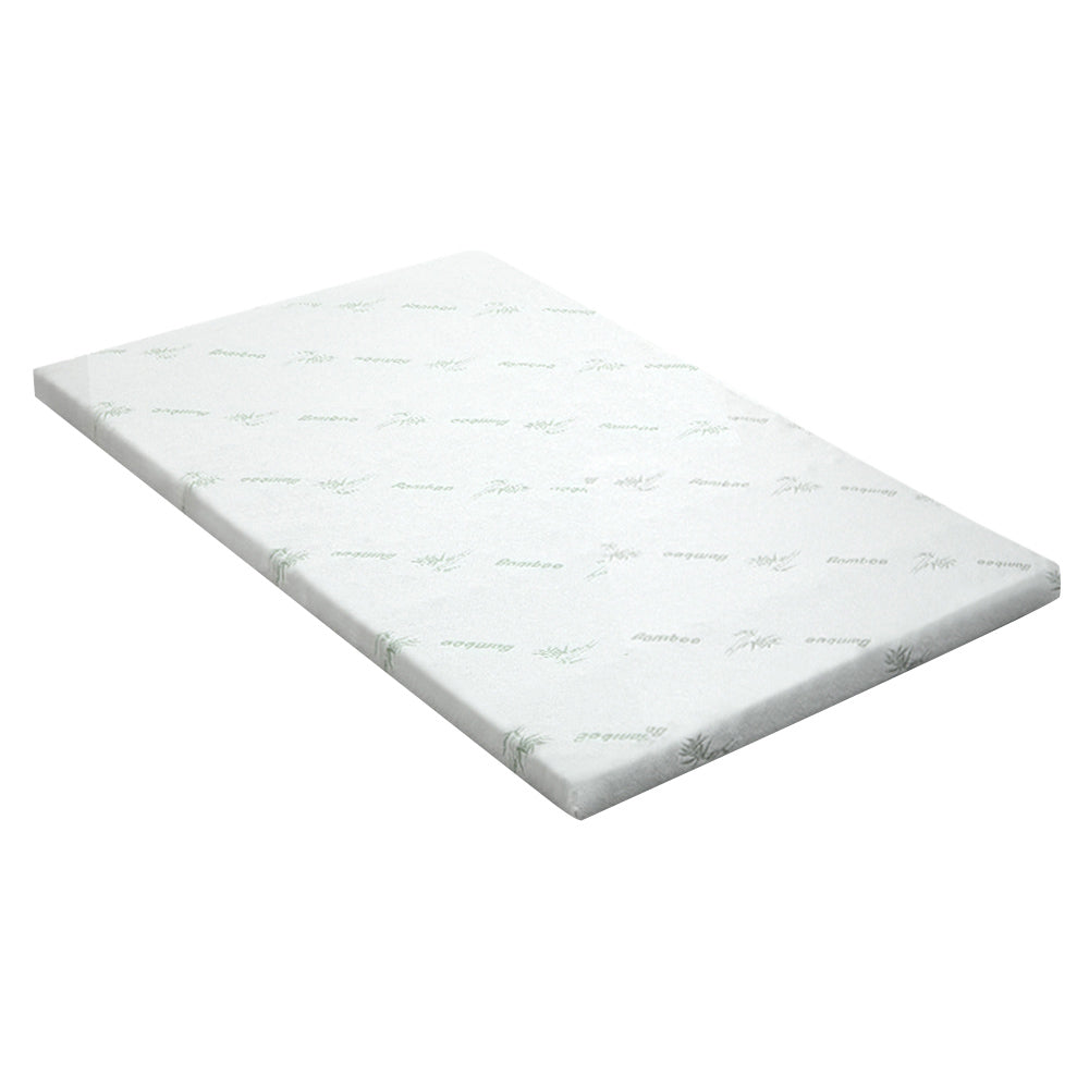giselle-bedding-cool-gel-memory-foam-mattress-topper-w-bamboo-cover-5cm-single at www.mallsonline.com.au