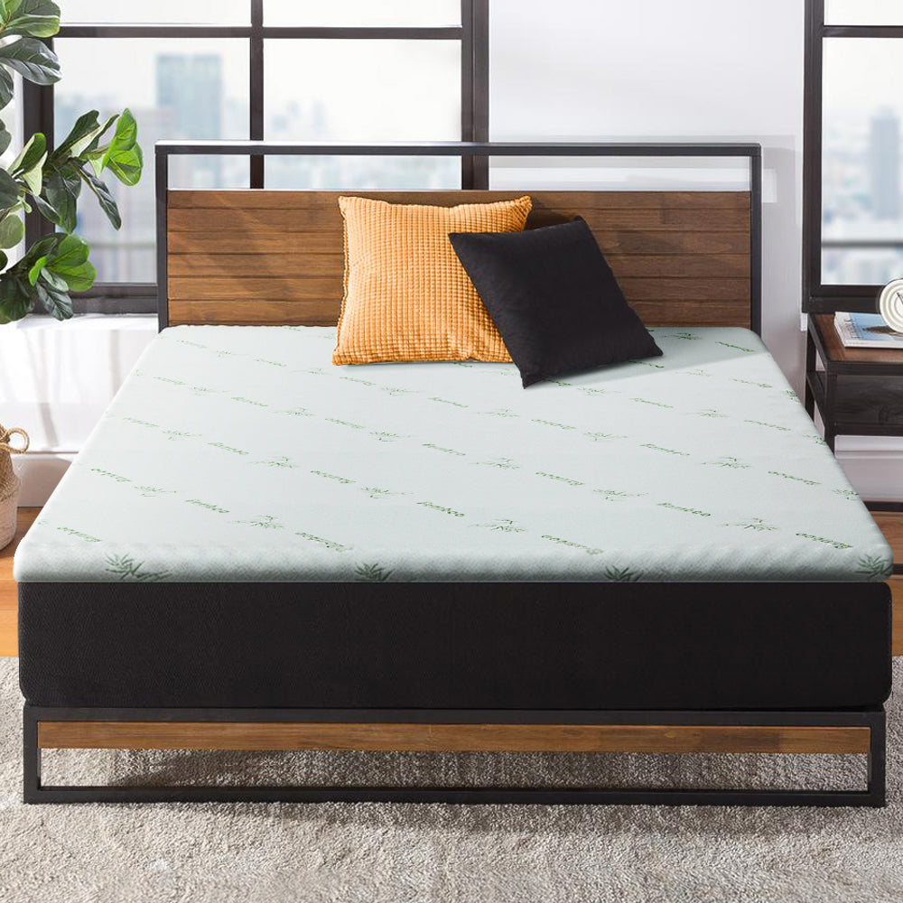 giselle-bedding-cool-gel-memory-foam-mattress-topper-w-bamboo-cover-5cm-single at www.mallsonline.com.au