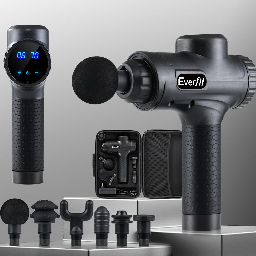 massage-gun-electric-massager-vibration-6-heads-muscle-therapy-percussion-tissue at www.mallsonline.com.au