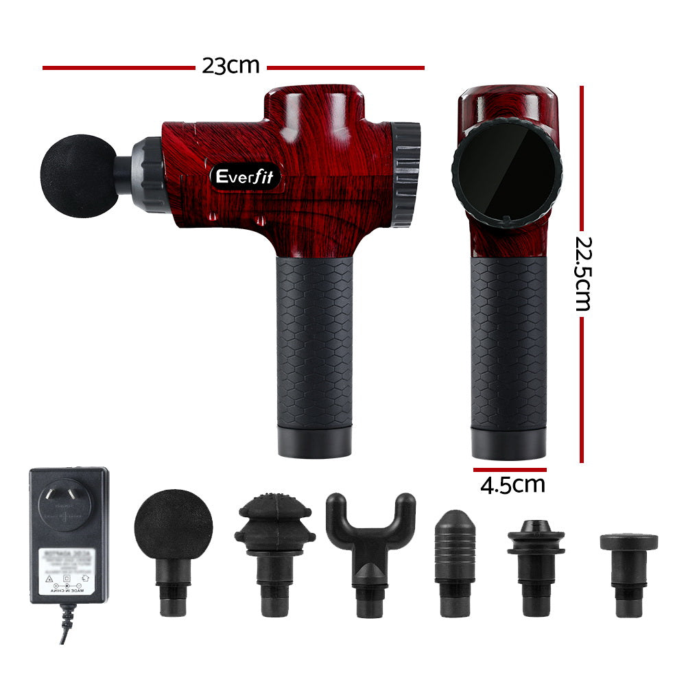 everfit-massage-gun-6-heads-electric-massager-lcd-vibration-percussion-relief at www.mallsonline.com.au