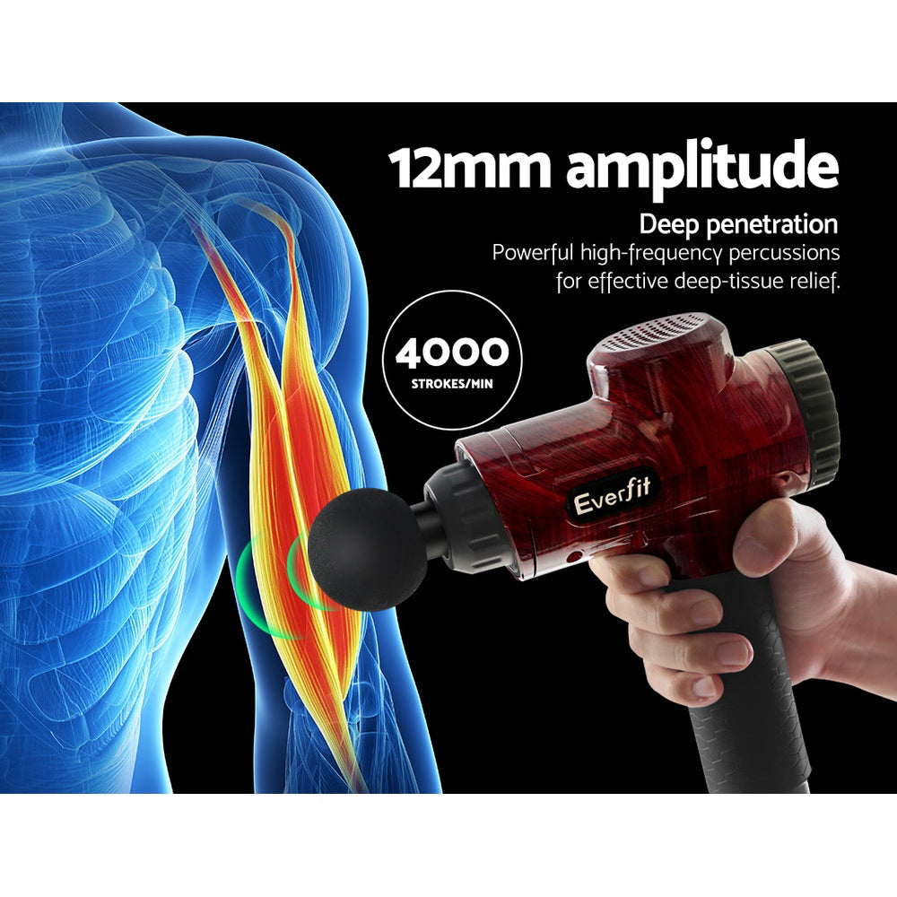 everfit-massage-gun-6-heads-electric-massager-lcd-vibration-percussion-relief at www.mallsonline.com.au