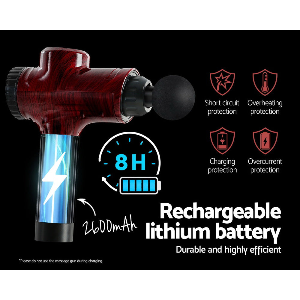 everfit-massage-gun-6-heads-electric-massager-lcd-vibration-percussion-relief at www.mallsonline.com.au