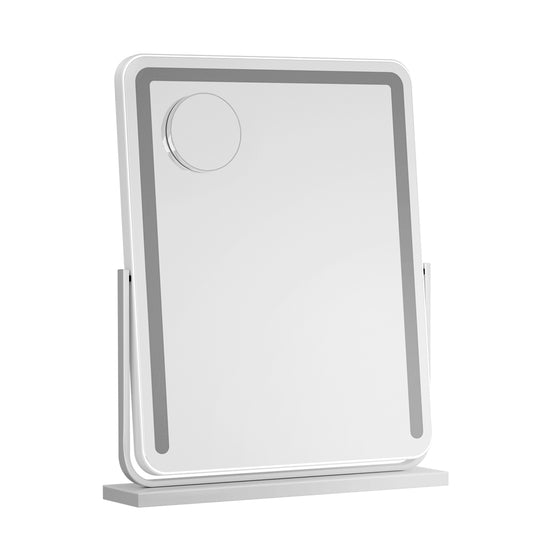embellir-makeup-mirror-with-lights-hollywood-vanity-led-mirrors-white-40x50cm at www.mallsonline.com.au