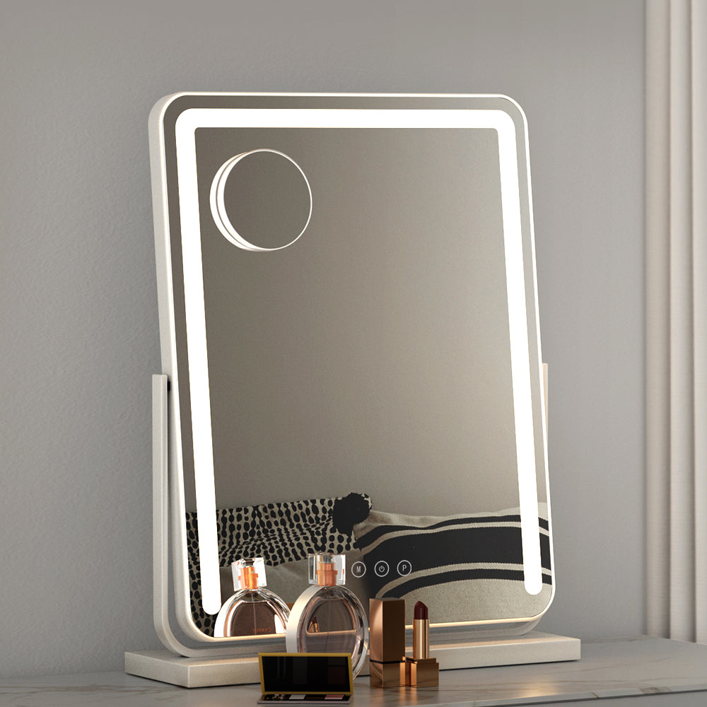 embellir-makeup-mirror-with-lights-hollywood-vanity-led-mirrors-white-40x50cm at www.mallsonline.com.au