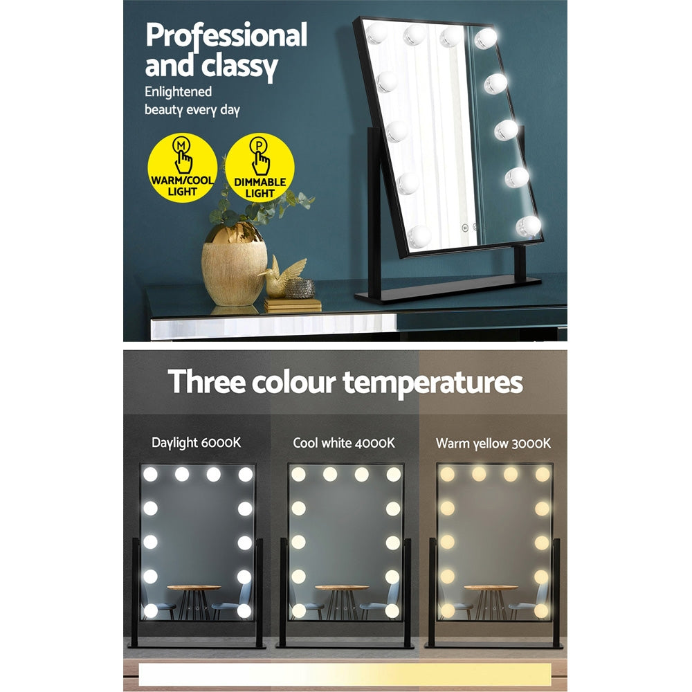 embellir-led-standing-makeup-mirror-black at www.mallsonline.com.au