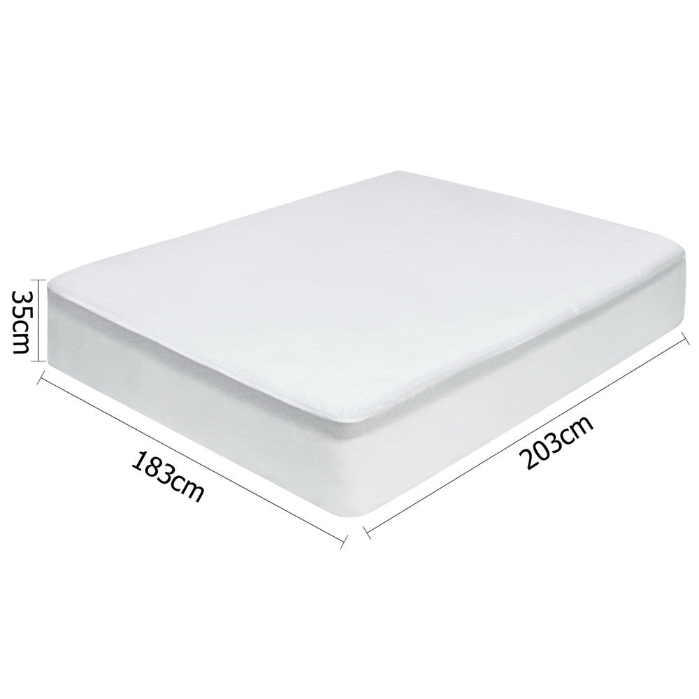 giselle-bedding-king-size-waterproof-bamboo-mattress-protector at www.mallsonline.com.au