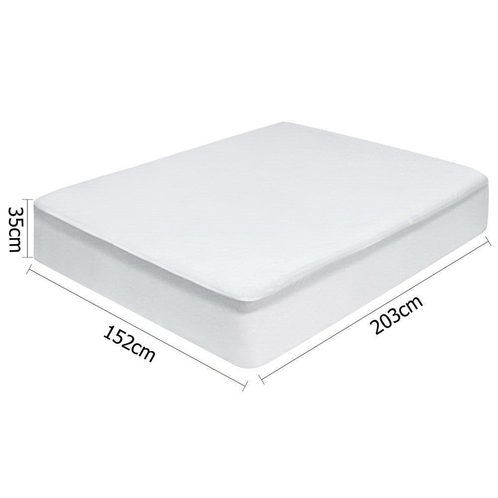 giselle-bedding-queen-size-waterproof-bamboo-mattress-protector at www.mallsonline.com.au