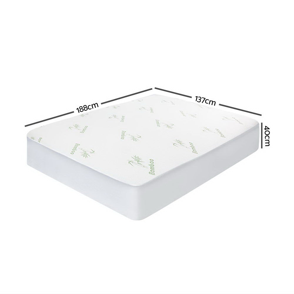 giselle-bedding-giselle-bedding-bamboo-mattress-protector-double at www.mallsonline.com.au
