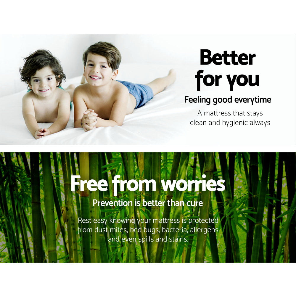 giselle-bedding-giselle-bedding-bamboo-mattress-protector-double at www.mallsonline.com.au