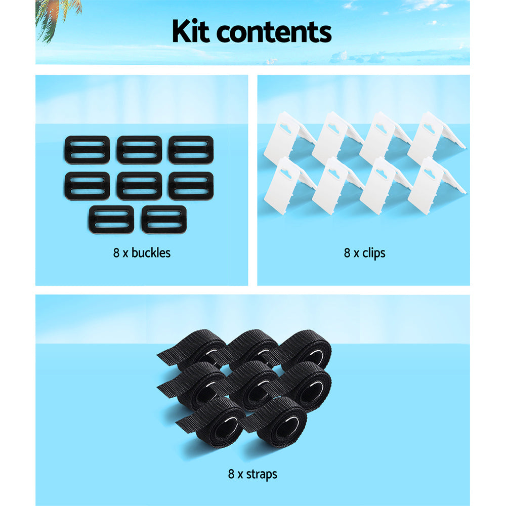 aquabuddy-pool-cover-roller-attachment-straps-kit-8pcs-for-swimming-solar-pool www.mallsonline.com.au