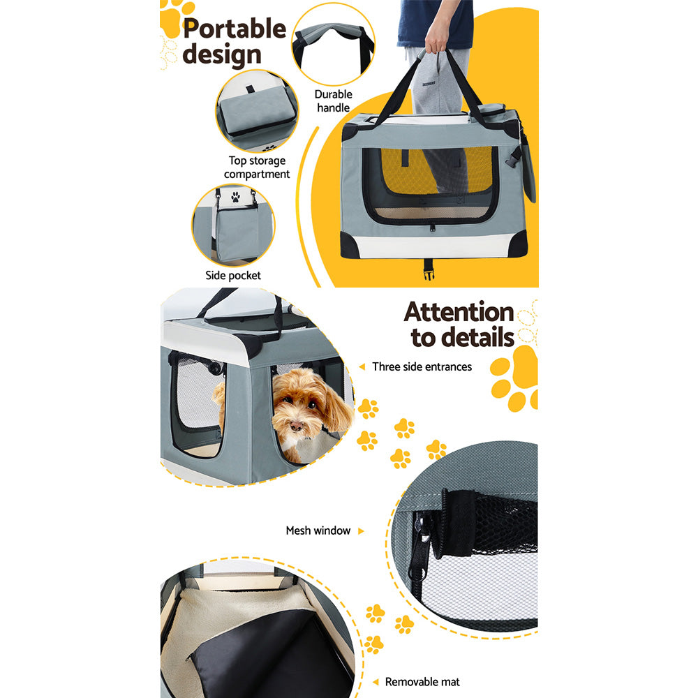 i-pet-pet-carrier-large-soft-crate-dog-cat-travel-portable-cage-kennel-foldable www.mallsonline.com.au