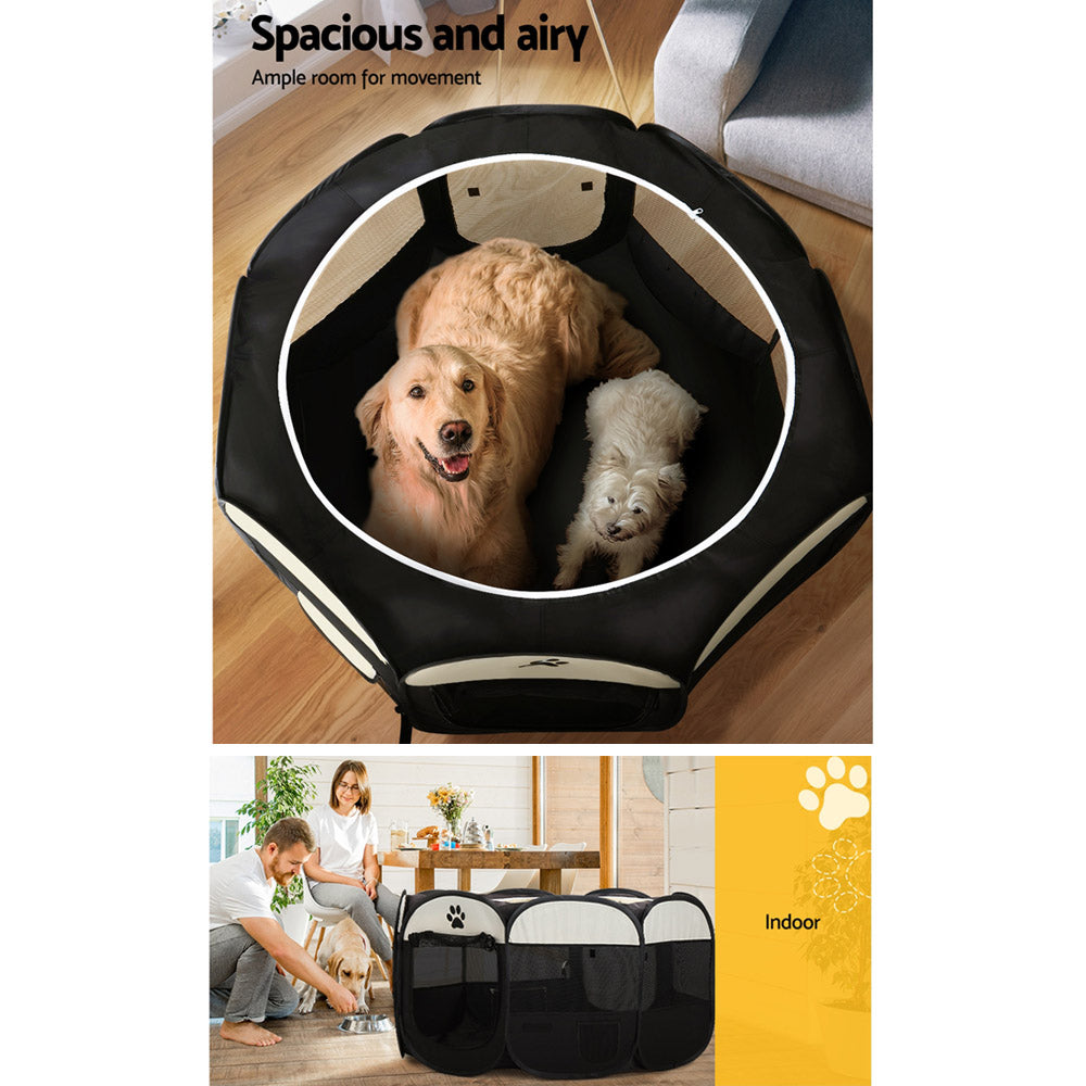 i-pet-dog-playpen-pet-playpen-enclosure-crate-8-panel-play-pen-tent-bag-fence-puppy-3xl at www.mallsonline.com.au