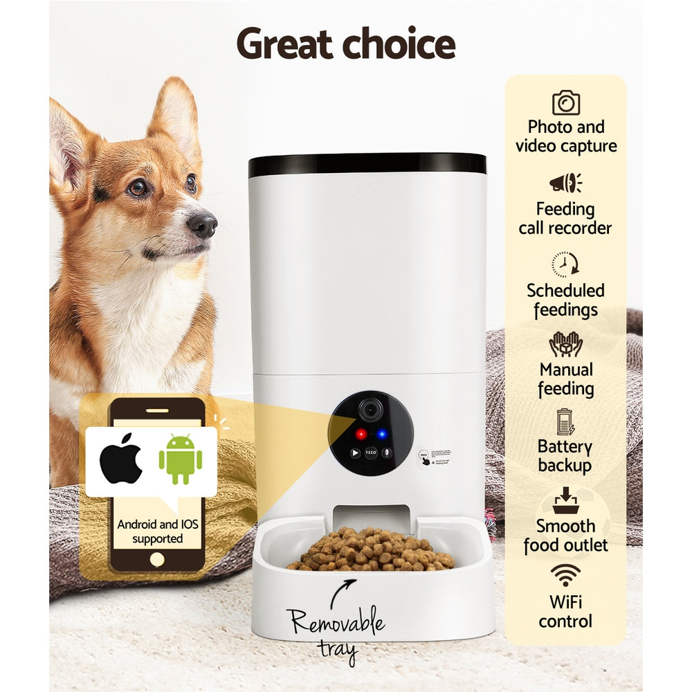 i-pet-automatic-pet-feeder-6l-auto-camera-dog-cat-smart-video-wifi-food-app-hd www.mallsonline.com.au