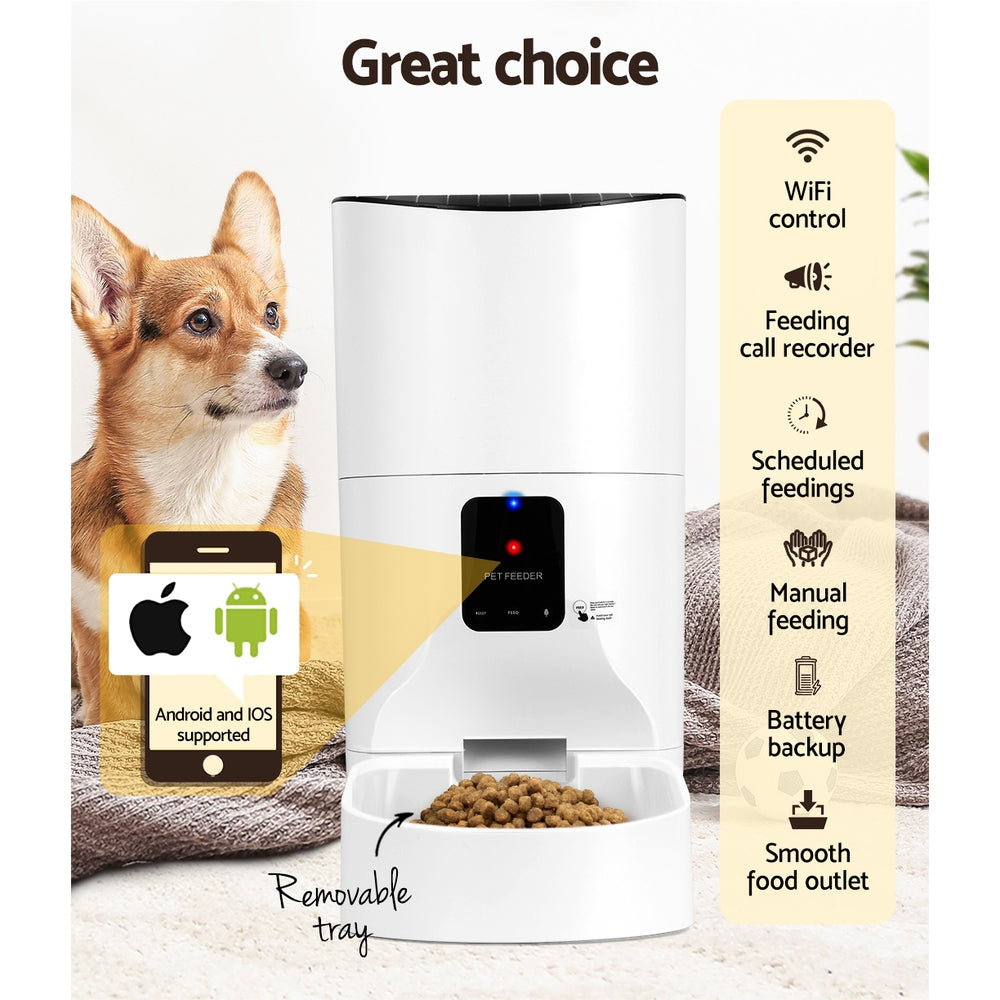 i-pet-automatic-pet-feeder-9l-auto-wifi-dog-cat-feeder-smart-food-app-dispenser www.mallsonline.com.au
