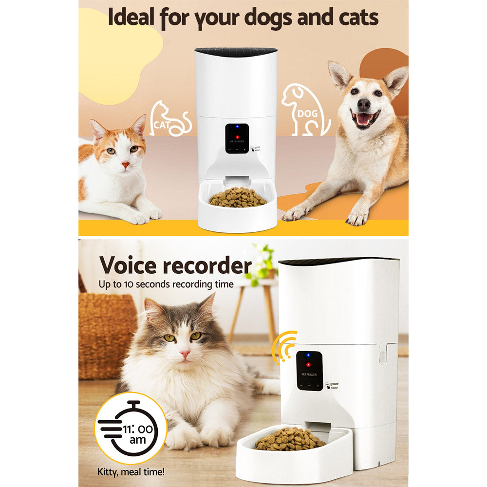i-pet-automatic-pet-feeder-9l-auto-wifi-dog-cat-feeder-smart-food-app-dispenser www.mallsonline.com.au