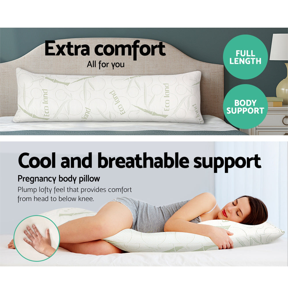 giselle-bedding-full-body-memory-foam-pillow at www.mallsonline.com.au