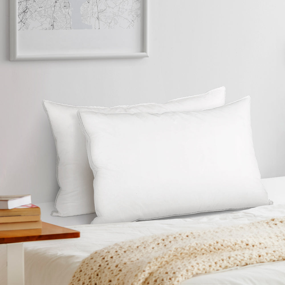 giselle-bedding-duck-feather-down-twin-pack-pillow at www.mallsonline.com.au