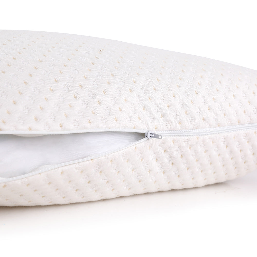giselle-bedding-set-of-2-single-bamboo-memory-foam-pillow at www.mallsonline.com.au