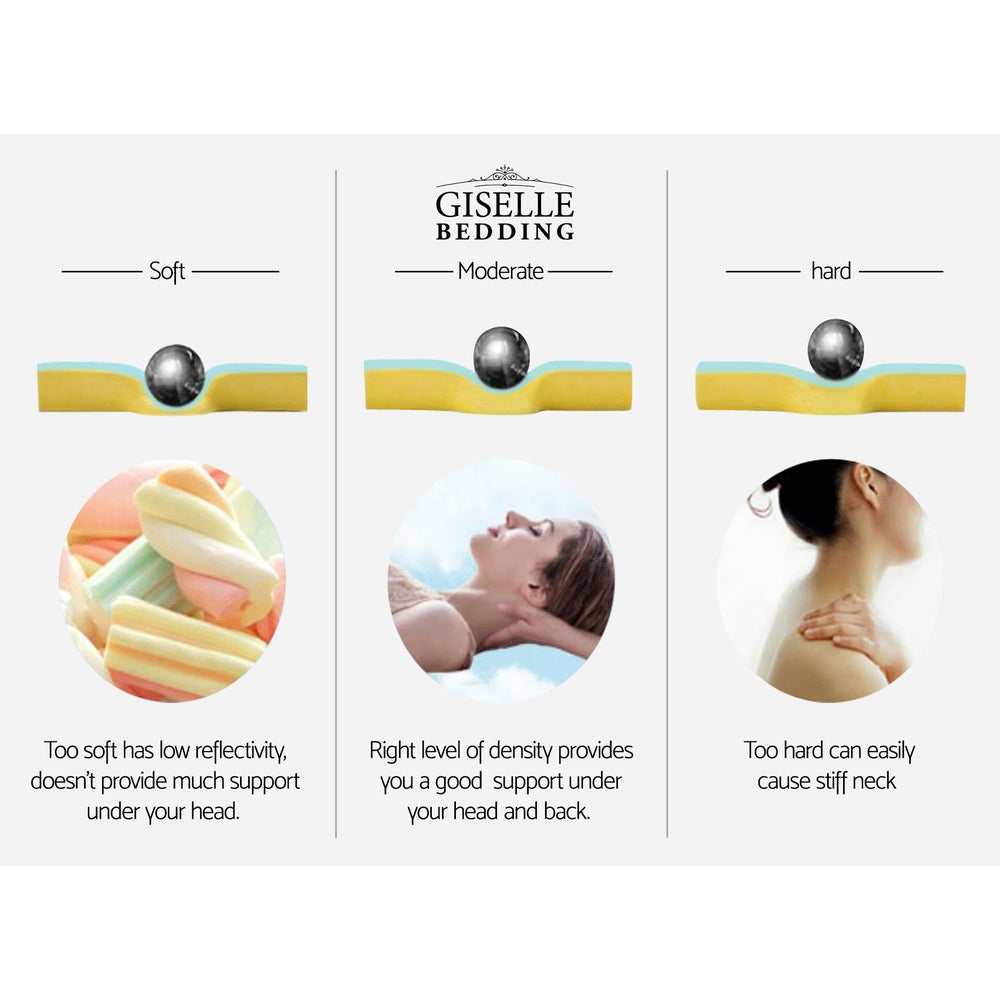 giselle-bedding-foam-wedge-back-support-pillow-beige at www.mallsonline.com.au