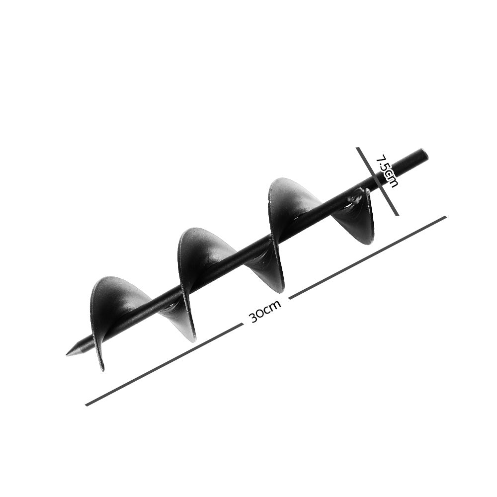 giantz-power-garden-auger-small-earth-planter-75-x-300mm-black at www.mallsonline.com.au