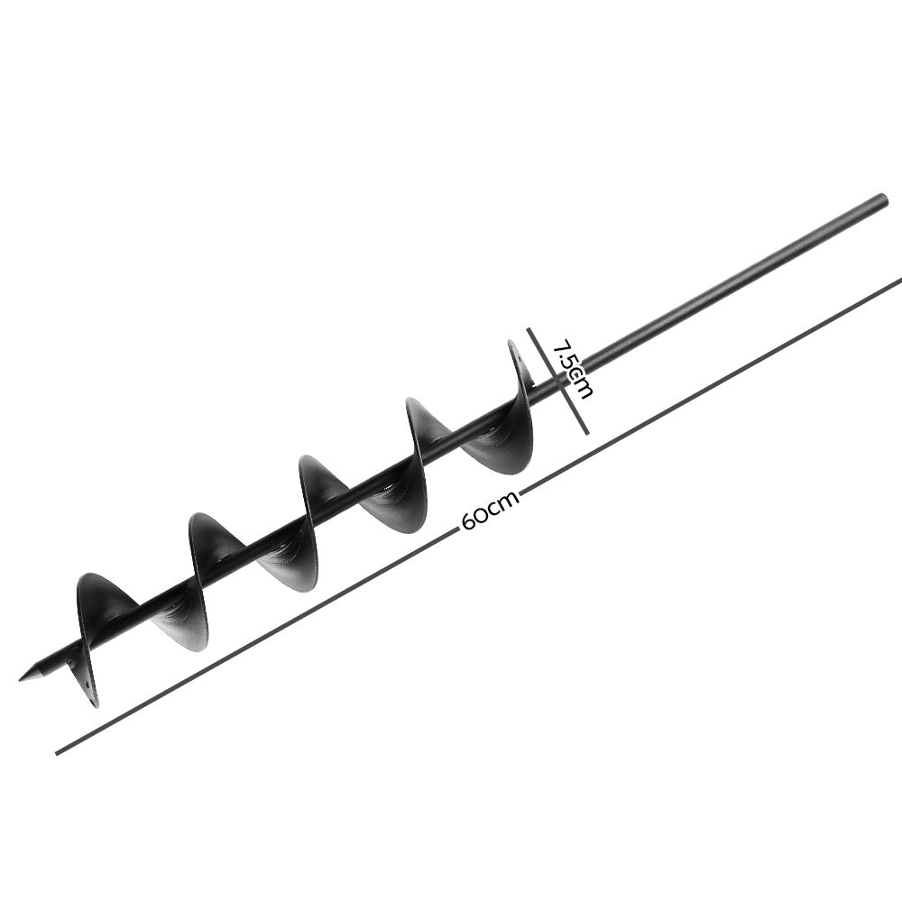 giantz-power-garden-auger-small-earth-planter-75-x-600mm-black www.mallsonline.com.au