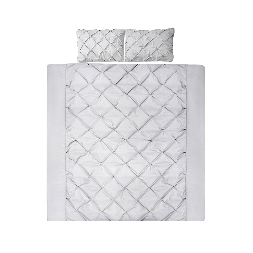 giselle-quilt-cover-set-diamond-pinch-grey-super-king at www.mallsonline.com.au