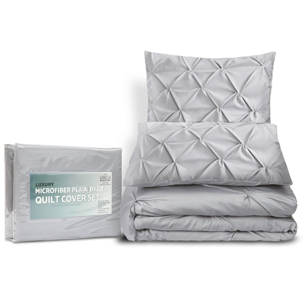 giselle-quilt-cover-set-diamond-pinch-grey-super-king at www.mallsonline.com.au