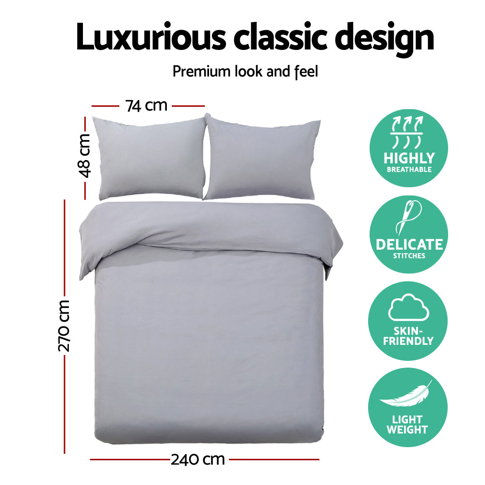 giselle-quilt-cover-set-classic-grey-super-king at www.mallsonline.com.au