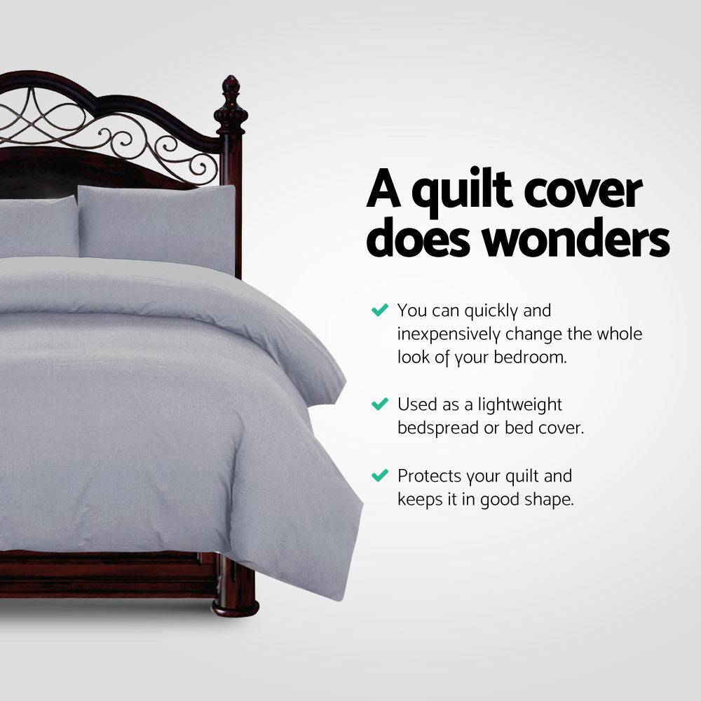 giselle-quilt-cover-set-classic-grey-super-king at www.mallsonline.com.au