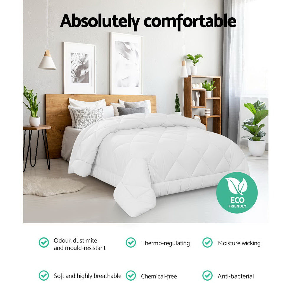 giselle-bedding-king-size-400gsm-microfibre-bamboo-microfiber-quilt at www.mallsonline.com.au