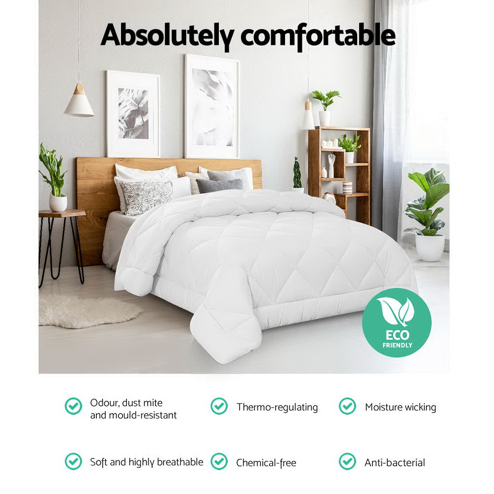 giselle-bedding-queen-size-800gsm-microfibre-bamboo-microfiber-quilt at www.mallsonline.com.au
