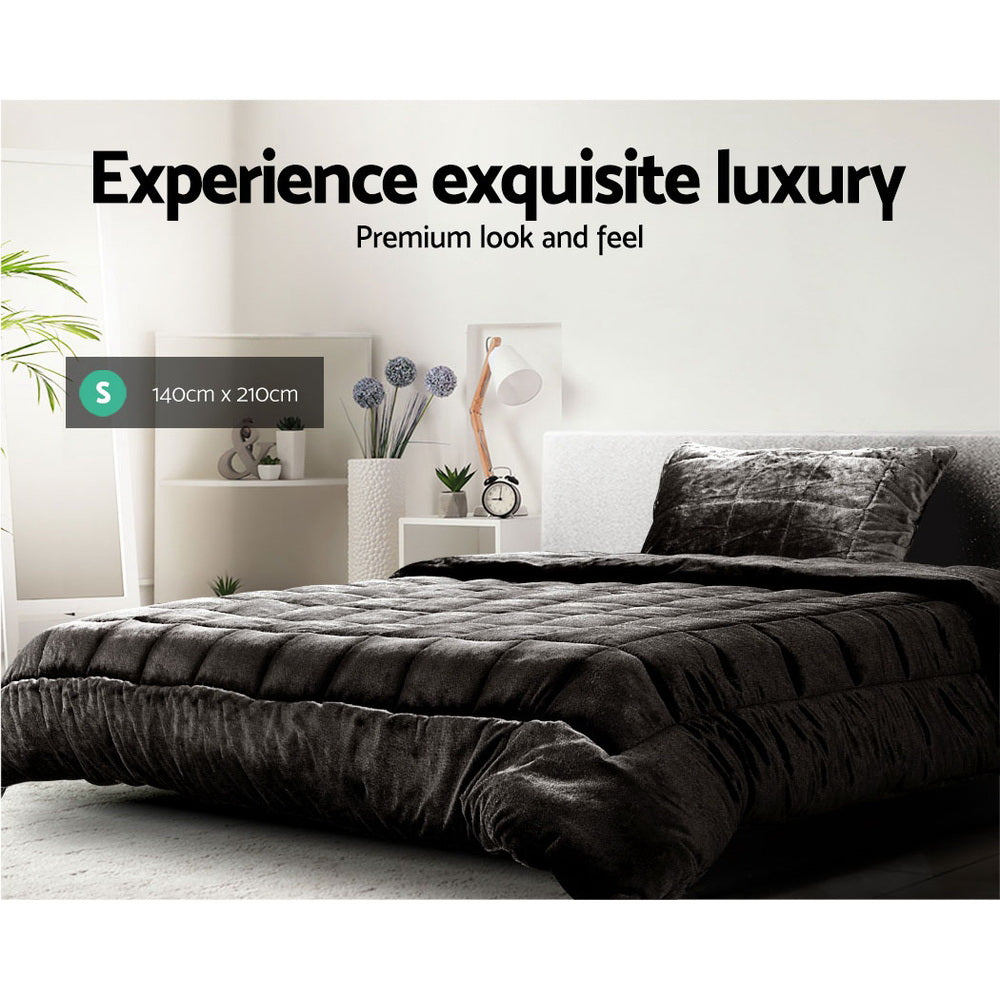 giselle-bedding-faux-mink-quilt-single-size-charcoal at www.mallsonline.com.au