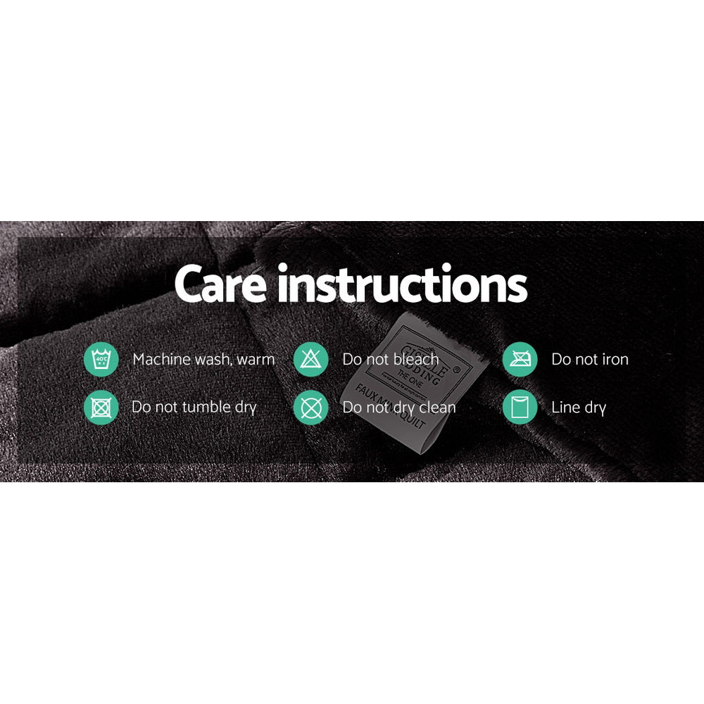 giselle-bedding-faux-mink-quilt-single-size-charcoal at www.mallsonline.com.au