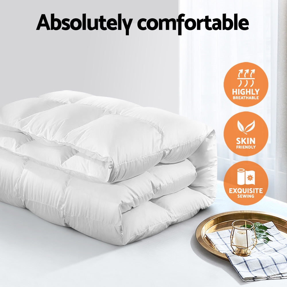 giselle-bedding-king-size-500gsm-goose-down-feather-quilt at www.mallsonline.com.au