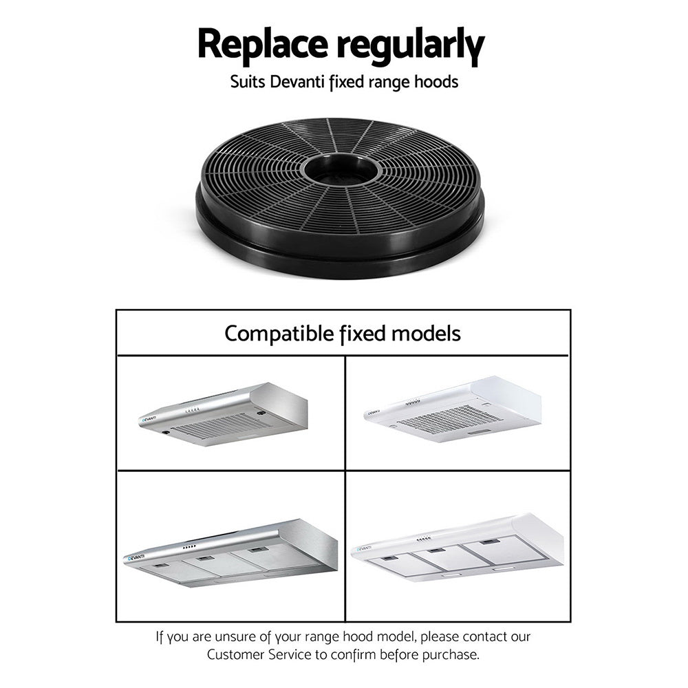 devanti-fixed-range-hood-rangehood-carbon-charcoal-filters-replacement-for-ductless-ventless at www.mallsonline.com.au