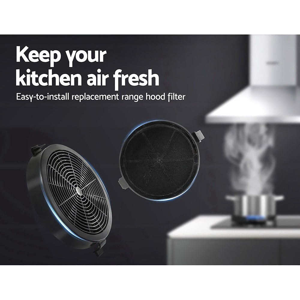 devanti-pyramid-range-hood-rangehood-carbon-charcoal-filters-replacement-for-ductless-ventless at www.mallsonline.com.au