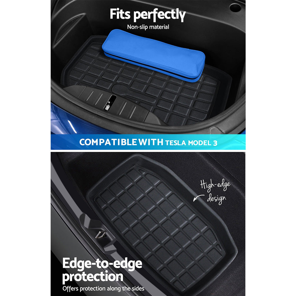 3pcs-car-rear-front-cargo-trunk-toolbox-luggage-rubber-mats-for-tesla-model-3-2021-2022 at www.mallsonline.com.au