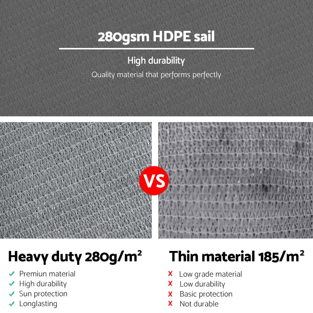 instahut-sun-shade-sail-cloth-shadecloth-right-triangle-canopy-280gsm-3x3x4-3m www.mallsonline.com.au