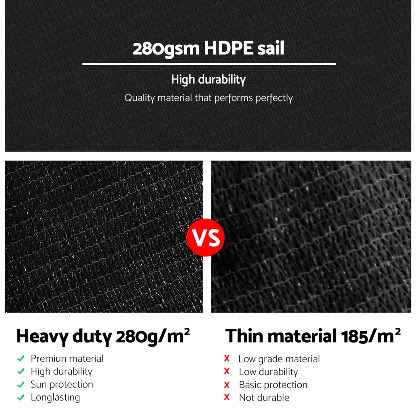 instahut-sun-shade-sail-cloth-shadecloth-outdoor-canopy-triangle-280gsm-5x5x5m www.mallsonline.com.au
